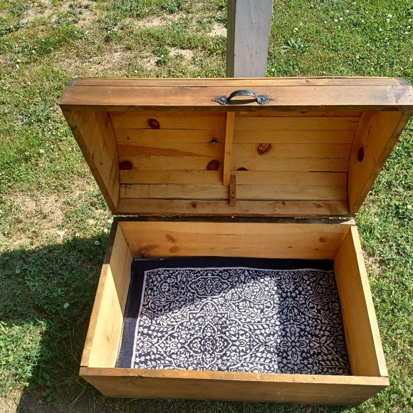 Handmade Wooden Pirate's Chestp - Picture 3 of 3